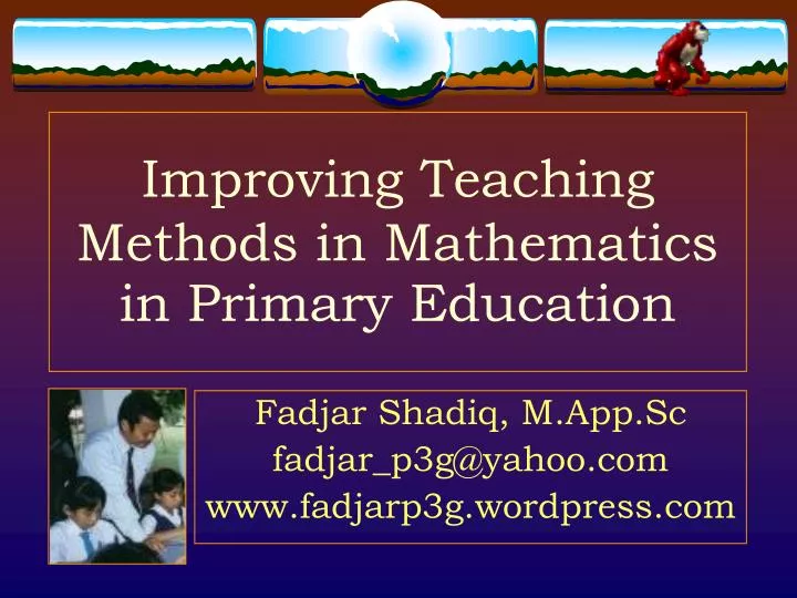 improving teaching methods in mathematics in primary education