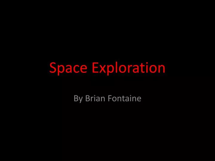 space exploration