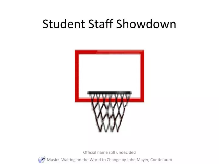 student staff showdown
