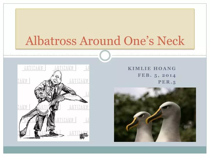 albatross around one s neck