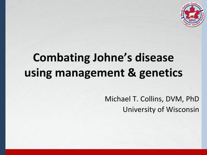 combating johne s disease using management genetics