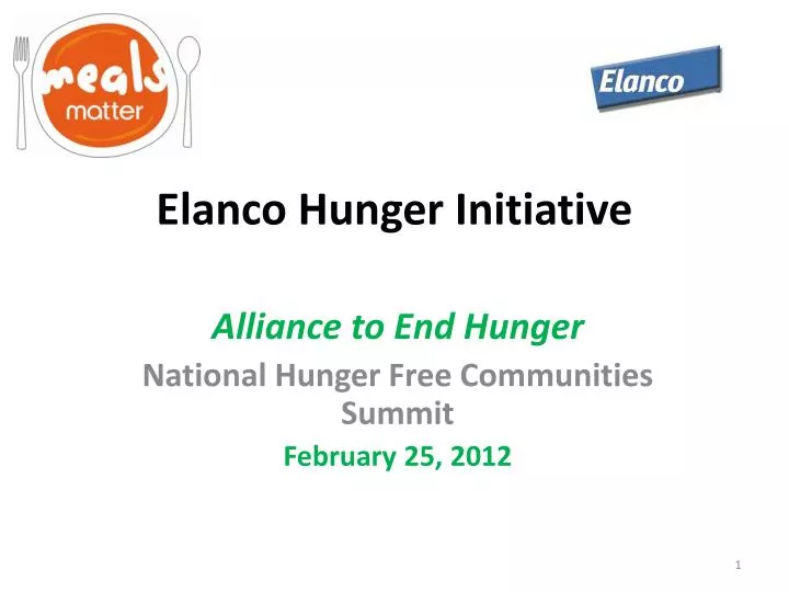 elanco hunger initiative