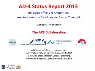 AD-4 Status Report 2013