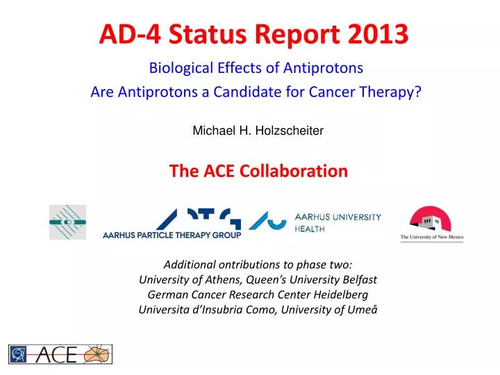 ad 4 status report 2013
