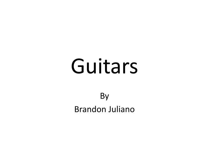 guitars