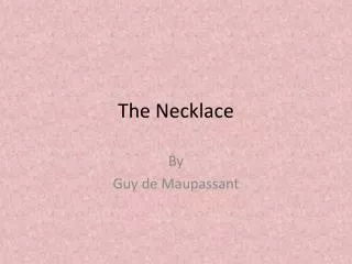 the necklace