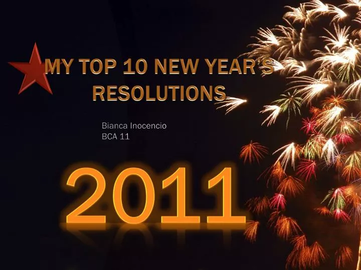 my top 10 new year s resolutions