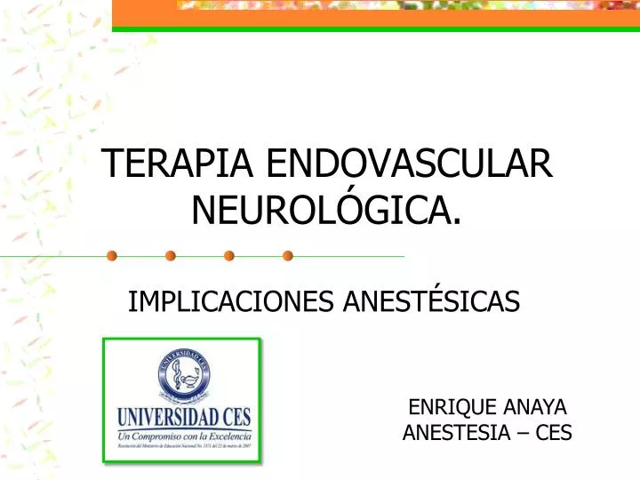 terapia endovascular neurol gica