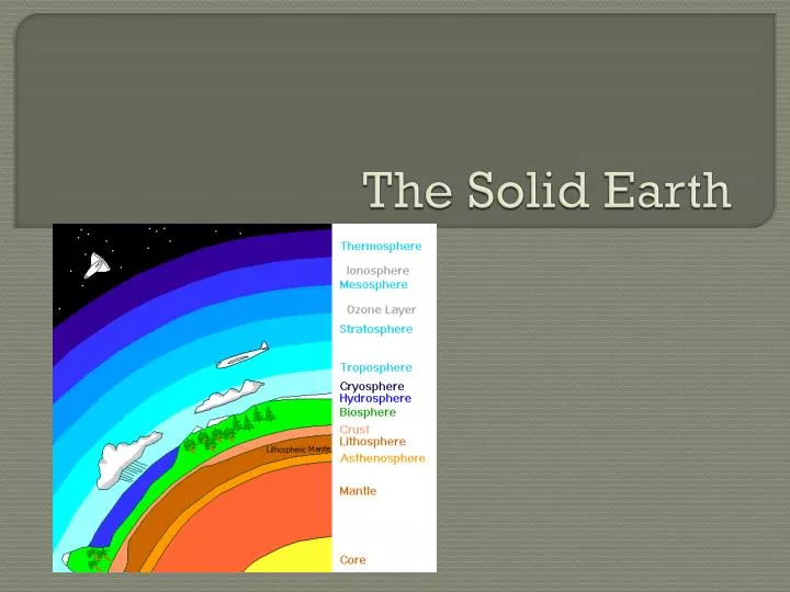 the solid earth