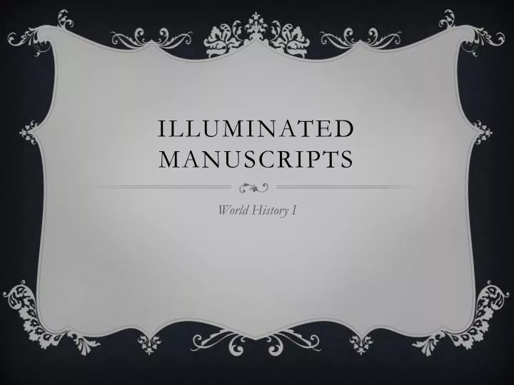 illuminated manuscripts
