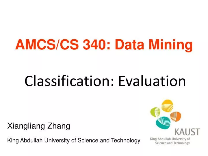 classification evaluation