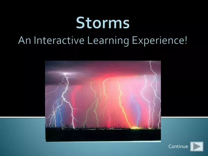 storms an interactive learning experience