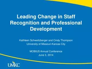 Leading Change in Staff Recognition and Professional Development
