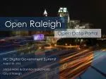 Open Data Portal - slide 1