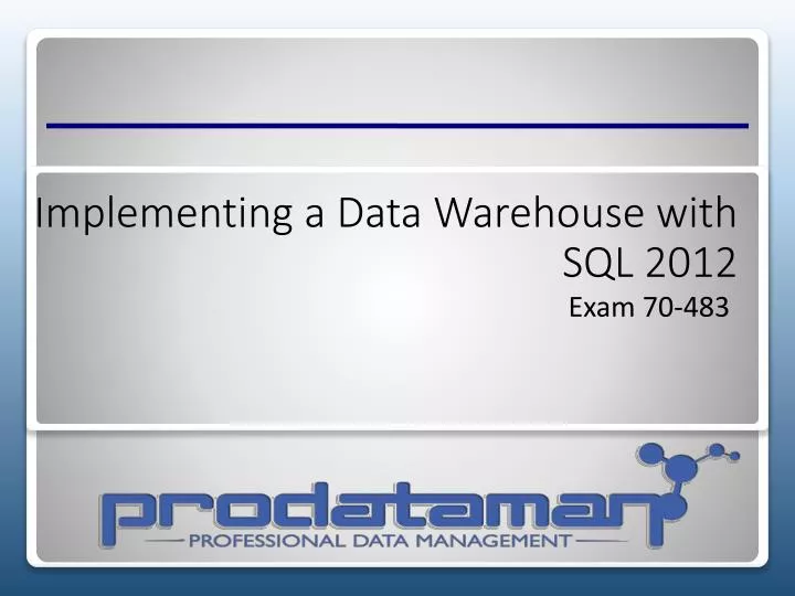 implementing a data warehouse with sql 2012