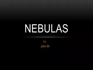 Nebulas