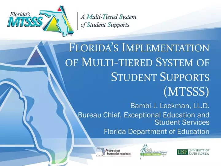 florida s implementation of multi tiered system of student supports mtsss