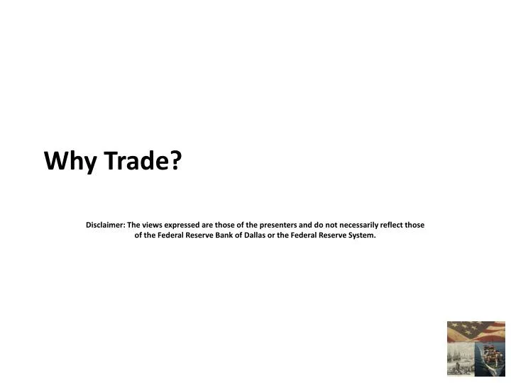 why trade