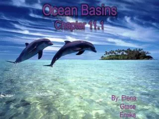 Ocean Basins Chapter 11.1