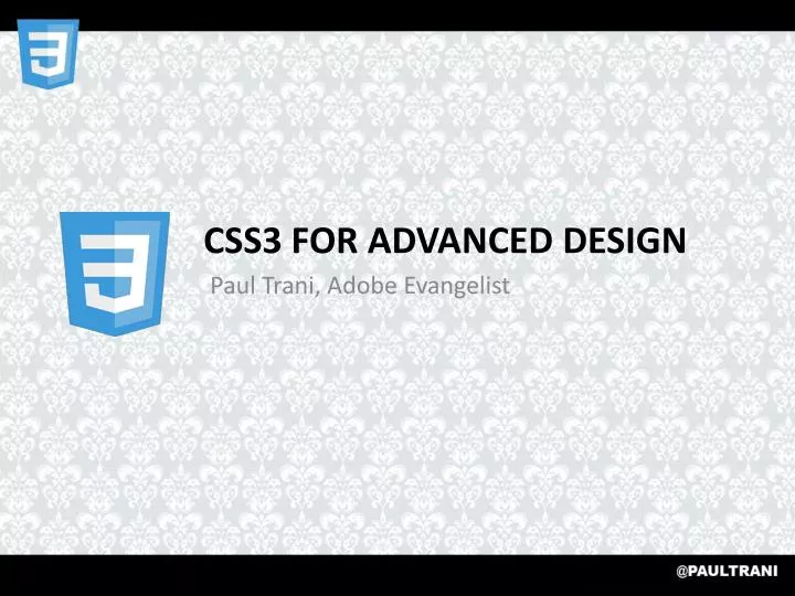 css3 for advanced design