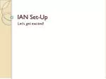 IAN Set-Up - slide 1