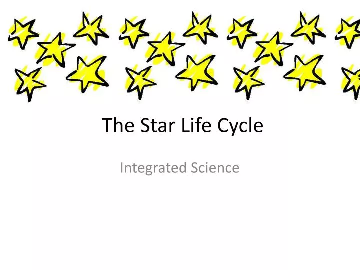 the star life cycle