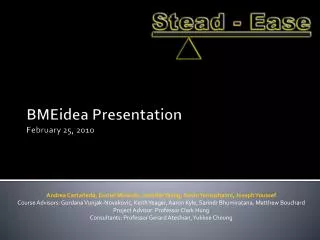 BMEidea Presentation February 25, 2010