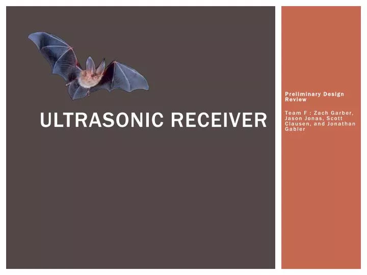 ultrasonic receiver