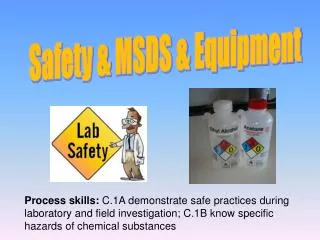 Safety &amp; MSDS &amp; Equipment