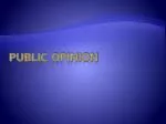 PUBLIC OPINION - slide 1