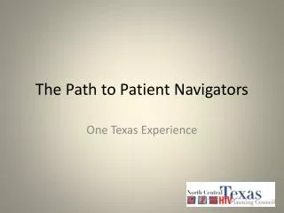 The Path to Patient Navigators