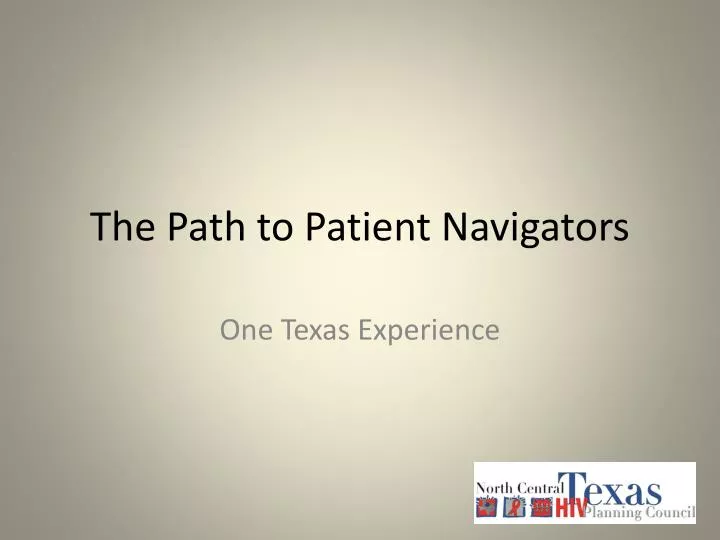 the path to patient navigators