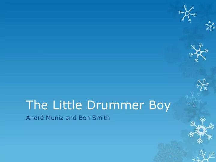 the little drummer boy