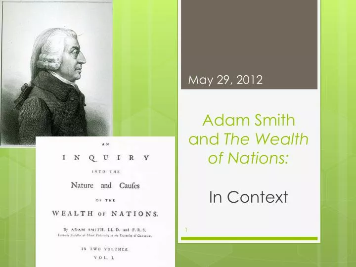 adam smith and the wealth of nations