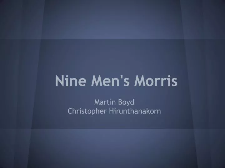 nine men s morris