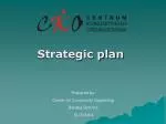 Strategic plan - slide 1