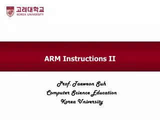 ARM Instructions II