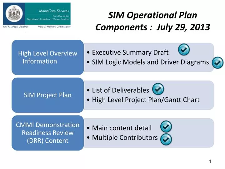 sim operational plan components july 29 2013
