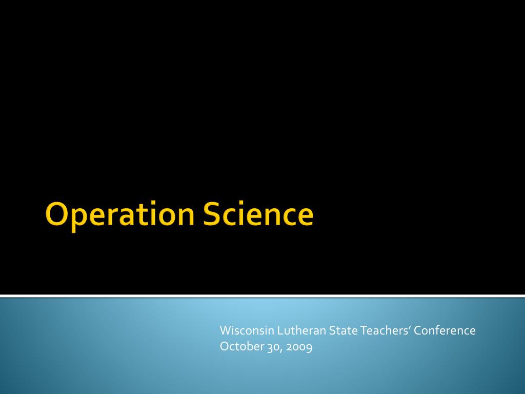 PPT - Empowering Science Education: Operation Science Conference ...