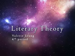 literary theory