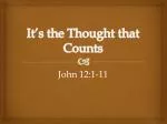 The Gift of Gratitude: Giving Your Best to Jesus - slide 1