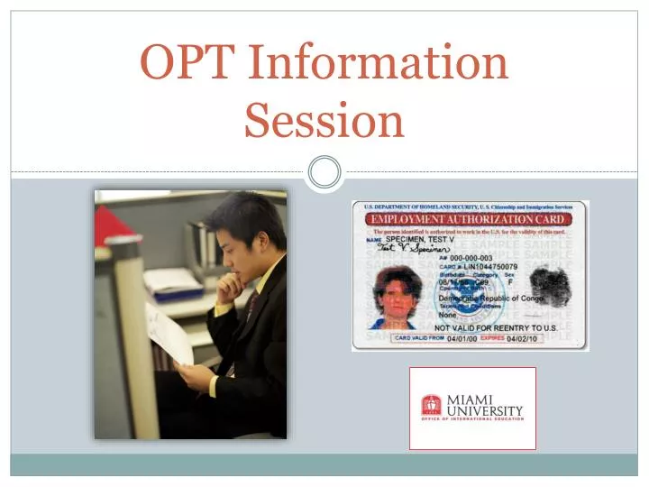 opt information session