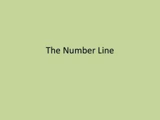 The Number Line