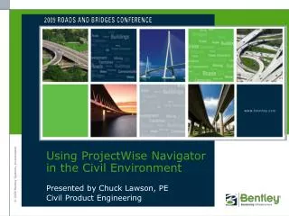 Using ProjectWise Navigator in the Civil Environment