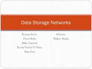 Data Storage Networks