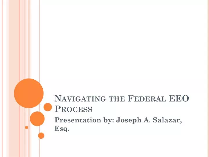 navigating the federal eeo process