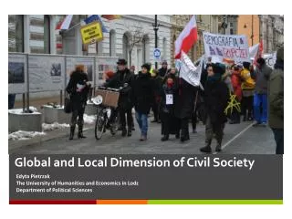 Global and Local D imension of Civil S ociety