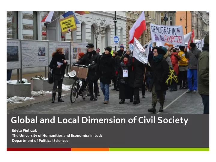 global and local d imension of civil s ociety