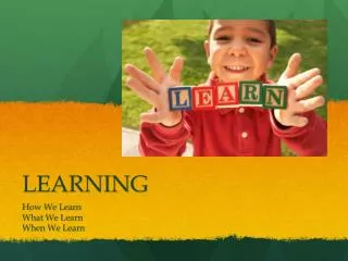 learning