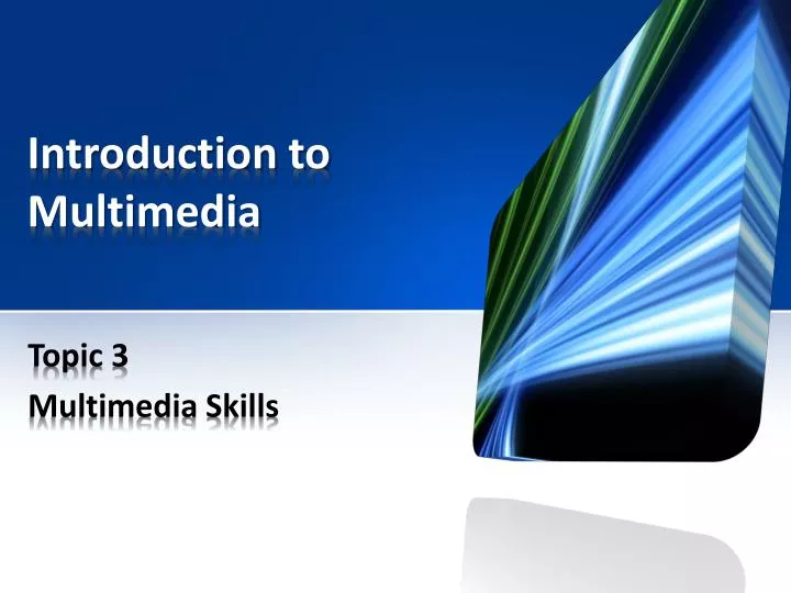 introduction to multimedia